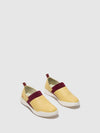 Slip-on Shoes BAJU709 LIGHT YELLOW/BORDEAUX
